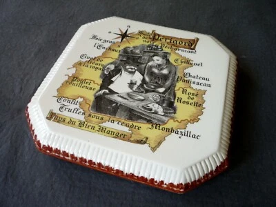DESSOUS DE PLAT ¤ G BRACHET ¤ LIMCOLOR ¤ TERRASSON ¤ ANNEES 50 ¤ - Photo 1/4