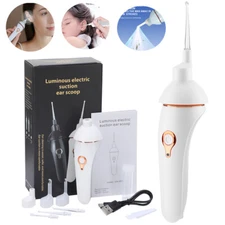 Ear Wax Vacuum Removal Cleaning Kit Electric Ear Cleaner Light Vacuum Suction