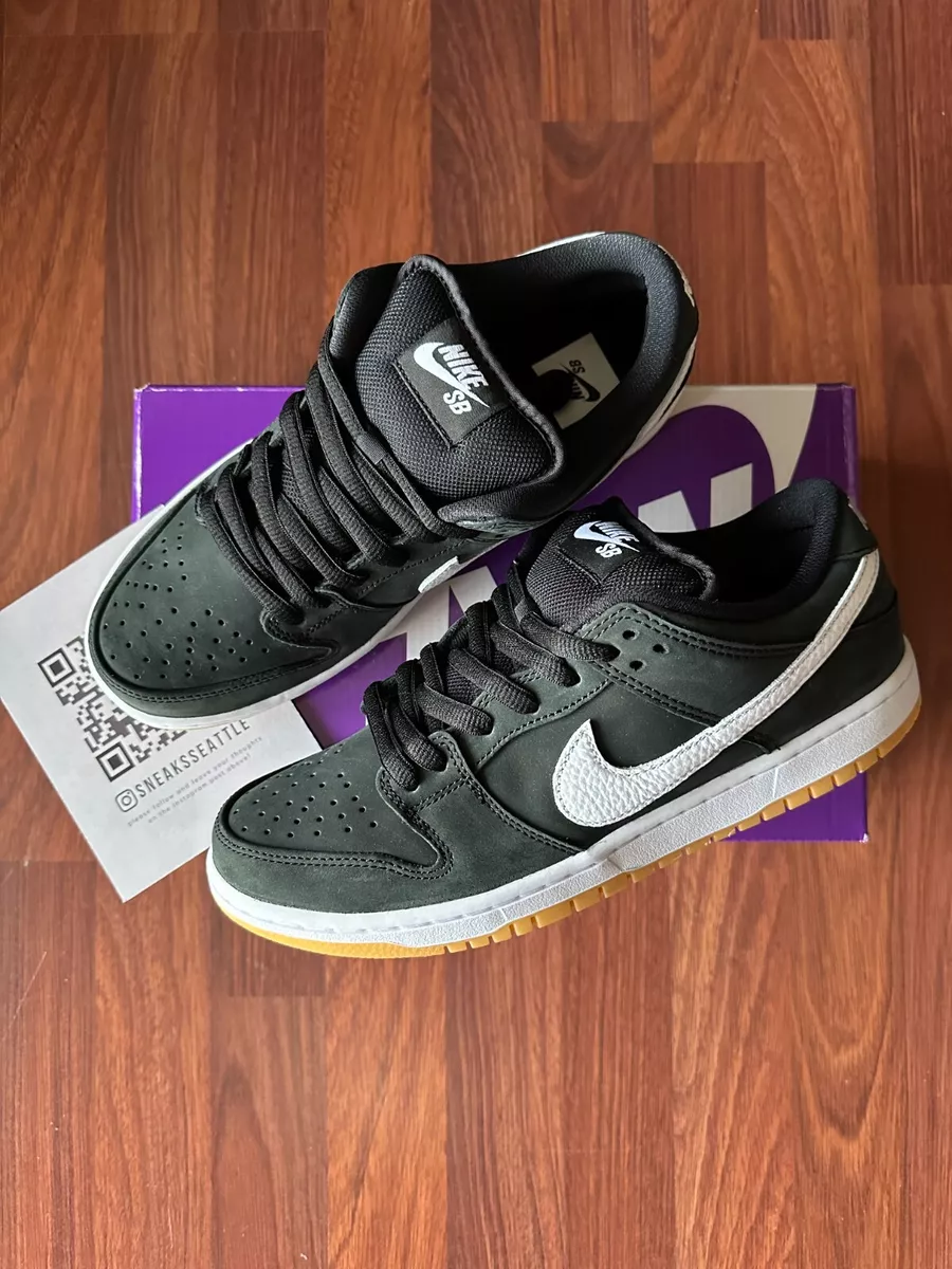 Nike sb dunk low pro black gum shop