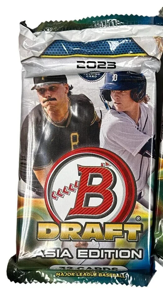1) 2023 BOWMAN DRAFT CHROME ASIA EDITION BASEBALL JUMBO HOBBY PACK 