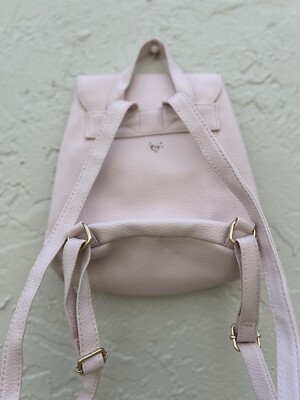blush faux leather backpack Justice Girls Blush Pink Faux Leather Backpack/Purse w/Tassel & Gold  Accents