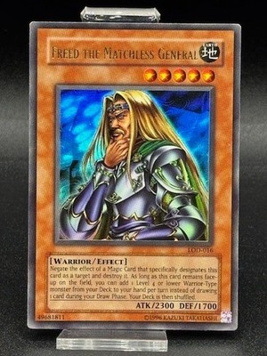 Freed, der Unvergleichliche General Yu-Gi-Oh TCG Karte LOD-016 Yugioh ENGLISCH