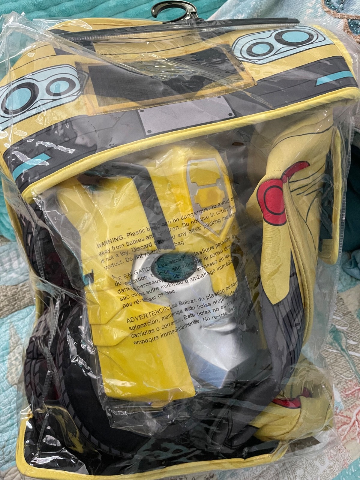 Transformers Bumblebee Child Converting Costume w… - image 2