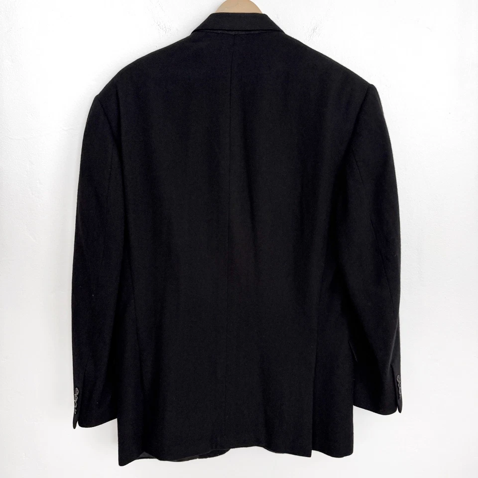 Ralph Lauren фиолетовый этикетка 100% кашемир блейзер 42L сделано в Англии черный - Изображение 4 из 4