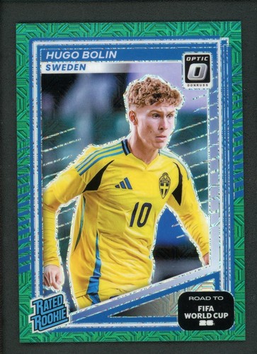 2025-26 HUGO BOLIN 35/49 PANINI DONRUSS OPTIC ROAD TO FIFA WORLD CUP MOJO AQUA RC
