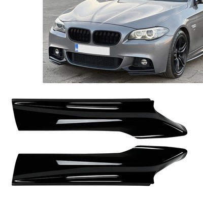 Frontsplitter LippencorneFür BMW 5 Series F10 F11 M Sport 2011-2017 Gloss Black