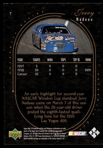 1999 Upper Deck SP Authentic Racing NASCAR Pick your card - PYC - Picture 15 of 145