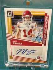 2025 Panini Donruss - Signature Marks Matt Araiza #SM-34 (AU)