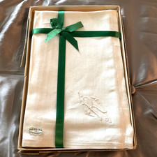4 Vintage Pure Irish Linen Men s Handkerchiefs NIB Hemstitch Monogram R