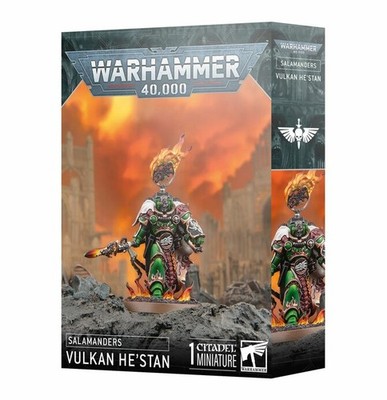 Warhammer 40K Salamanders: Vulkan He'stan NIB!
