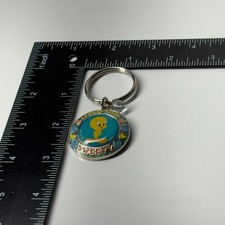 Looney Tunes Tweety Bird Enamel Metal Keychain Ring Charm Accessory