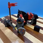 LEGO Castle: Black Knight (6009)  vtg 1992 feather plume