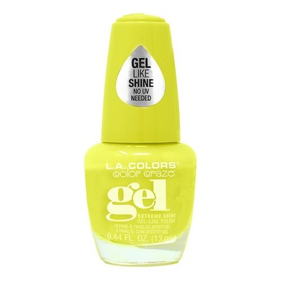 L.A. COLORS Color Craze Extreme Shine Gel Polish, Day Glow CNL223