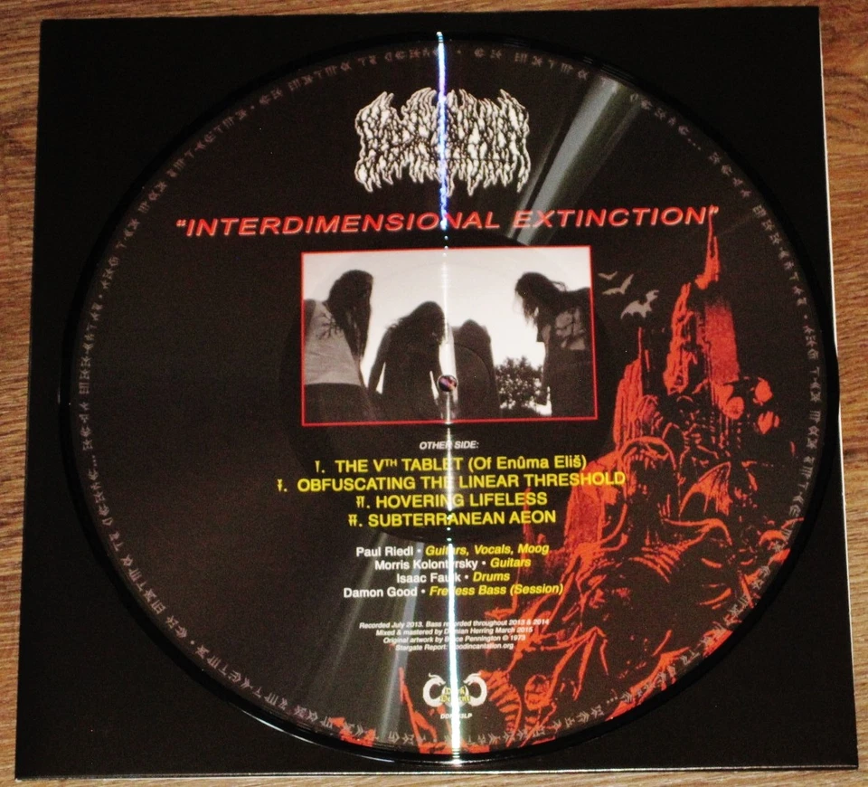 Blood Incantation: Interdimensional Extinction LP Picture Disc Vinyl Record NEW - Image 3 of 4