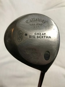 Callaway Big Bertha War Bird driver 9 degree. Has a Harrison professional bore high mcdulus graphite shaft and Gilf Pride grip