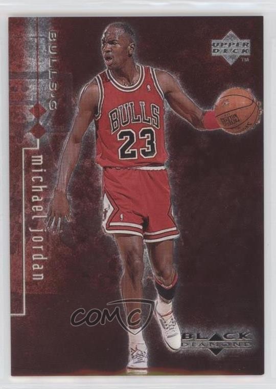 1998-99 Upper Deck Black Diamond Double 438/3000 Michael Jordan #5 HOF m1k