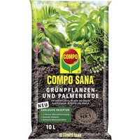 Compo Sana Blumenerde 10L FüR GrüNpflanzen & Palmen, 12 Neu
