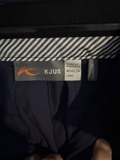Kjus Golf Iver Pants 34x34 Navy Blue Men  s Tailored Fit