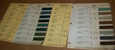 1947 1948 DeSoto De Soto car auto Acme paint chips set