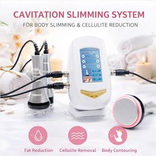 3in1 40K RF Cavitation Machine, Body Sculpting Slimming Device 3 Massage Heads