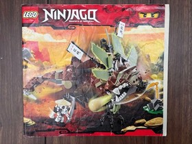 LEGO NINJAGO Earth Dragon Defense 2509 In 2011 Used Retired W/Manual As Is