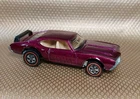 Vintage Hot Wheels Redline Olds 442 Metallic Magenta Diecast Car