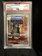 PSA 10 Persian Illustration Rare #078/064 Shrouded Fable Pokémon 2024