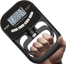 Electronic Hand Dynamometer Grip Strength Tester Trainer Exerciser 265Lb/120Kg