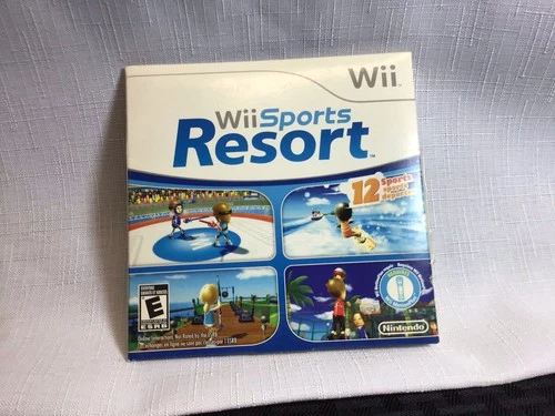 Wii Sports Resort In Cardboard Sleeve (Nintendo Wii, 2009) NO MANUAL Tested