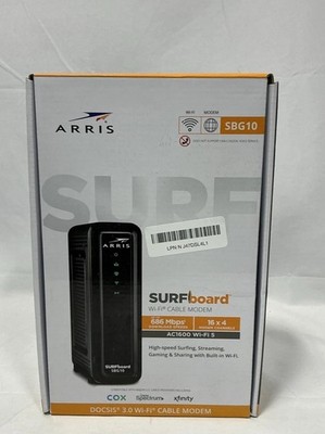 Arris SURFboard SBG10 Desktop DOCSIS 3.0 Cable Modem & Wi-Fi Router