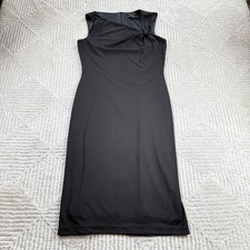 David Meister Sheath Dress Women's 2 Black Cocktail LBD Evening Party Office