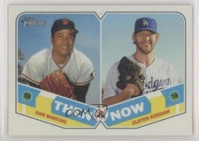 2018 Topps Heritage Then and Now Clayton Kershaw Juan Marichal #TN-3 HOF k0w
