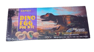 Dino Egg Dig Kit - Discover 12 Different Dinos, Dinosaur Eggs Excavation Kit