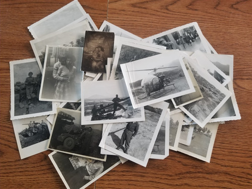 Lot of 50 Korean War Personal Military Photos: Tanks Artillery Prostitutes Beer
