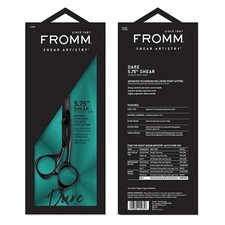 Fromm Dare 5.75" 1-Piece Hair Cutting Shear Matte Black