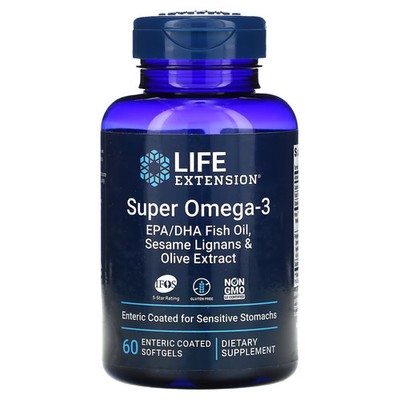 2 X Life Extension, Super Omega-3 EPA/DHA Fish Oil, Sesame Lignans &-Worldwide