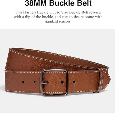 Coach Harness Buckle Belt Saddle Size 30 | eBay display picture 3