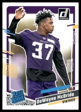 2023 Donruss DeWayne McBride RC Minnesota Vikings #366