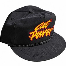 Vintage CAT Power Caterpillar Tonkin Black Rope Hat Cap NWOT Licensed Workwear