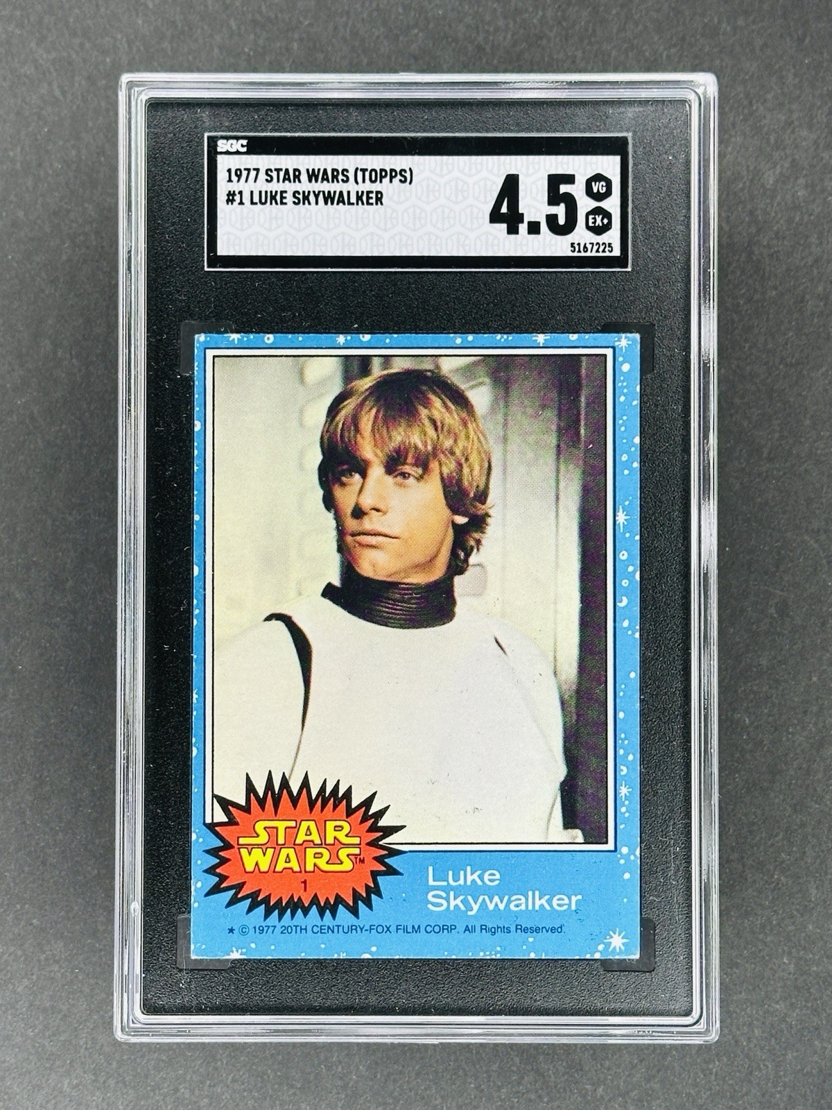 🔥 1977 Topps Star Wars Luke Skywalker #1 SGC 4.5 Looks Undergraded 🔥
