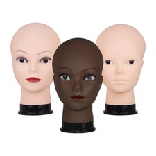 Male Female PVC Mannequin Manikin Head Model Hat Wigs Display Stan
