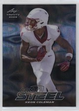 2023 Leaf Trinity Trinity Steel Black Lava /3 Keon Coleman #S-55 12hh
