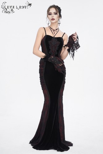 Eva Lady Women Gothic Punk Beaded Feather Lace Wrist Decoration Gloves - Bild 23 von 27