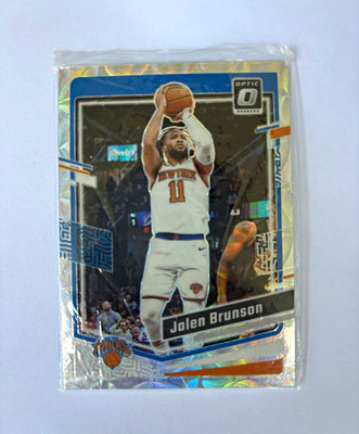 Panini Donruss Optic Jalen Brunson #158 Green Prizm /249 New York Knicks