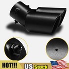 Auto Car Rear Dual Exhaust Pipe Tail Muffler Tip Black Tail Pipe 1.5"-2.4" inch