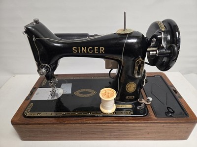 Vintage Singer 99K elektrische kompakte tragbare Nähmaschine