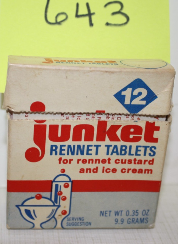 Junket Rennet Tablets 12 Pack Vintage .35 oz New in Box