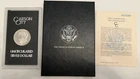 1883CC Carson City white prooflike BU Morgan silver dollar & GSA box/paper #ulrD