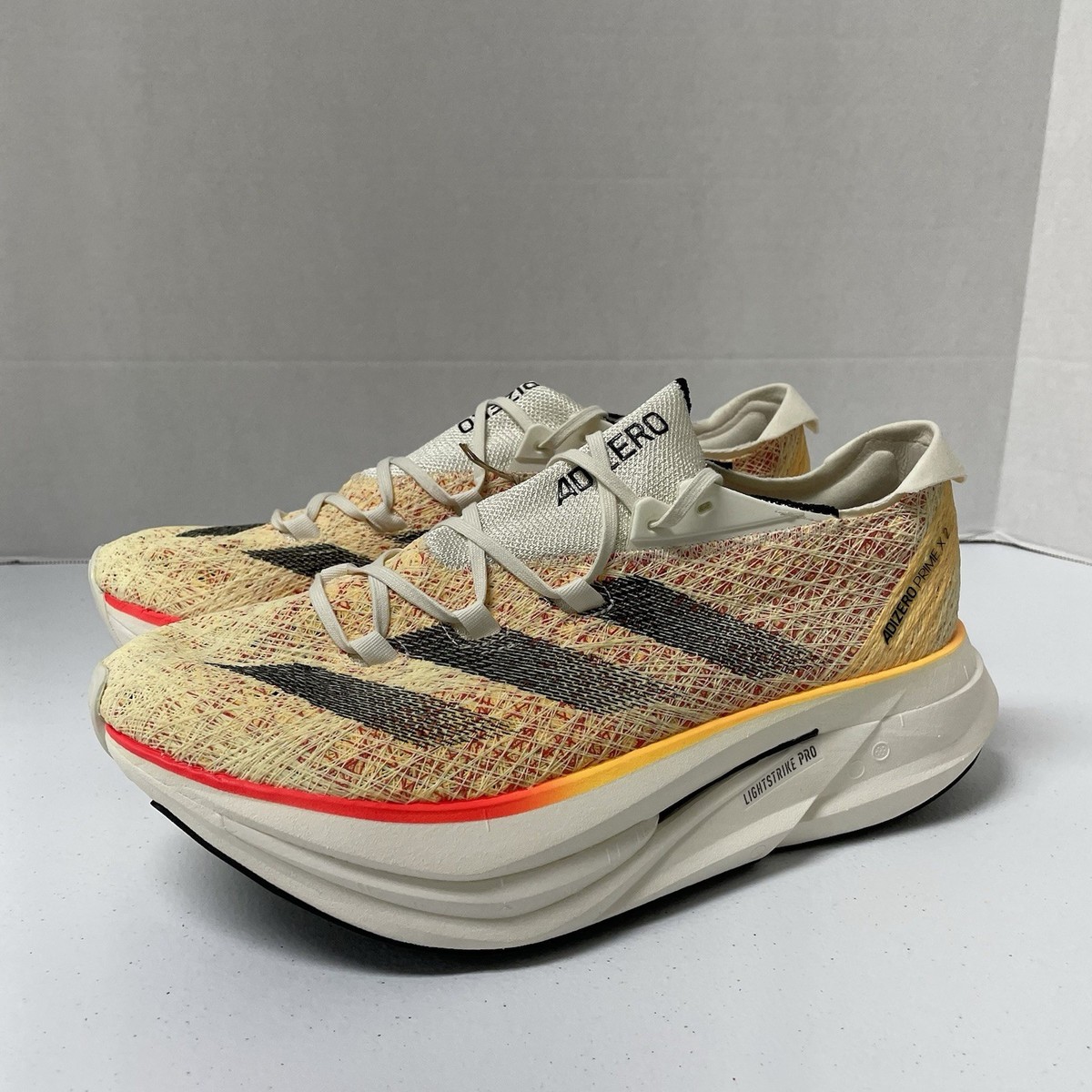 NEW Adidas Adizero Prime X 2.0 Strung Running Shoes ID0264 Size 12 Amazon.com | adidas Adizero Prime X Unisex Shoes Size 4  main image 3