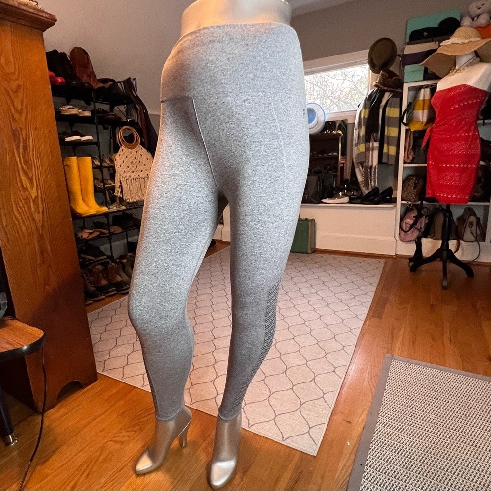 Fabletics Sync Seamless High-Waisted Gray Perfora… - image 2